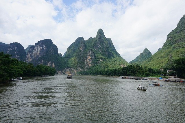 Скачать бесплатно Guilin Scenery Landscape - бесплатное фото или изображение для редактирования с помощью онлайн-редактора изображений GIMP