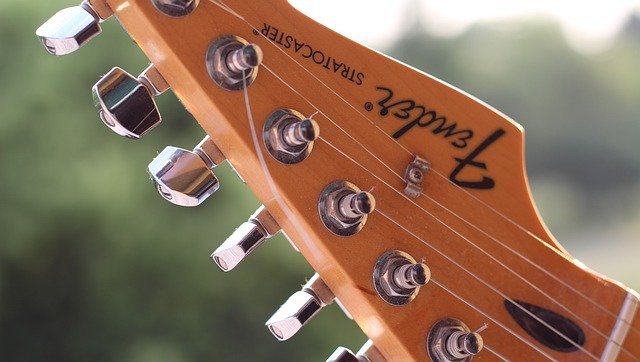 Descarga gratuita Guitar Fender Stratocaster: foto o imagen gratuita para editar con el editor de imágenes en línea GIMP