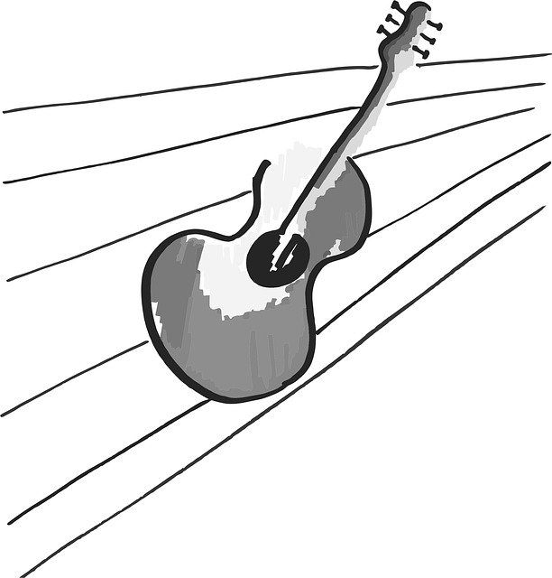 Free download Guitar Instrument Lesson -  free illustration to be edited with GIMP free online image editor