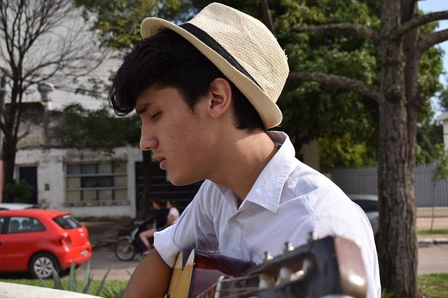 Free download Guitarist Singer Musician -  free photo or picture to be edited with GIMP online image editor