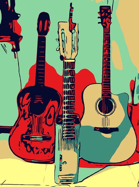 Descarga gratis Guitars Music - ilustración gratuita para ser editada con GIMP editor de imágenes en línea gratuito