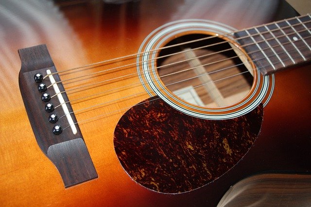 Free download Guitar Strings Sound Hole -  free photo or picture to be edited with GIMP online image editor