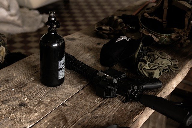 Free download gun airsoft gas m4 weapon soldier free picture to be edited with GIMP free online image editor