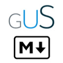 GUS Markdown Format  screen for extension Chrome web store in OffiDocs Chromium