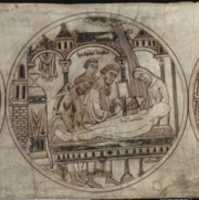 Free download Guthlac roll (practice) free photo or picture to be edited with GIMP online image editor