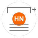 HackerNews Top 100  screen for extension Chrome web store in OffiDocs Chromium