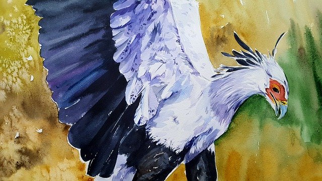 Free download Hadožrút Painting Watercolor -  free illustration to be edited with GIMP free online image editor
