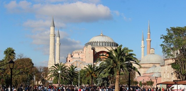 Unduh gratis Hagia Sophia On Date Historical - foto atau gambar gratis untuk diedit dengan editor gambar online GIMP