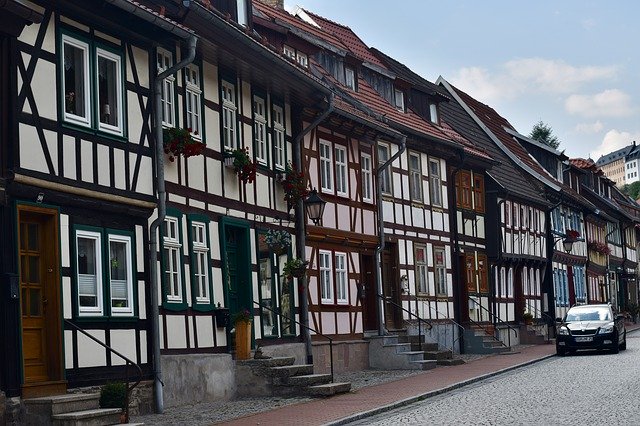 Descargar gratis Half-Timbered Houses Area Harz - foto o imagen gratuita para editar con el editor de imágenes en línea GIMP