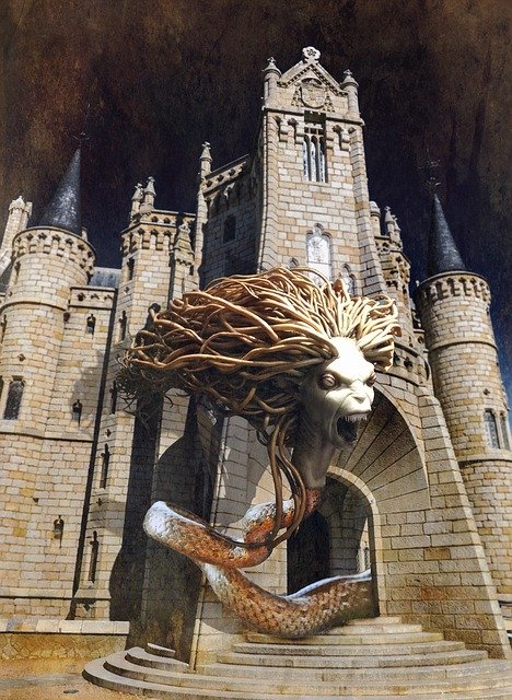 Free download Halloween2019 Medusa Horror -  free illustration to be edited with GIMP free online image editor