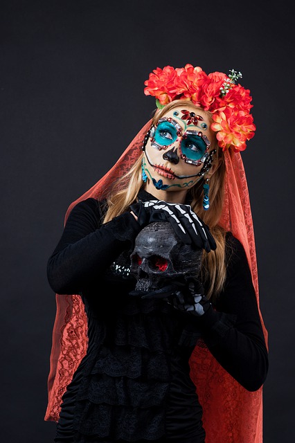 Free graphic halloween day of the dead mexico to be edited by GIMP free image editor by OffiDocs