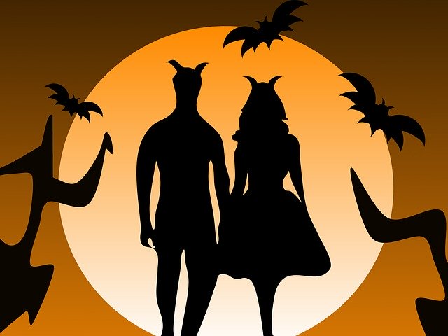 Free download Halloween Love Torque -  free illustration to be edited with GIMP free online image editor