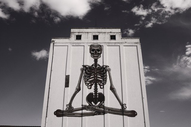 Descarga gratuita Halloween Skeleton Death: foto o imagen gratuita para editar con el editor de imágenes en línea GIMP