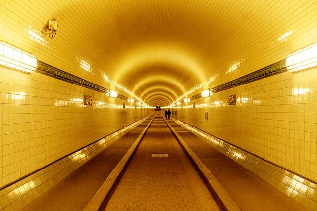 Free download hamburg elbe tunnel tunnel free picture to be edited with GIMP free online image editor