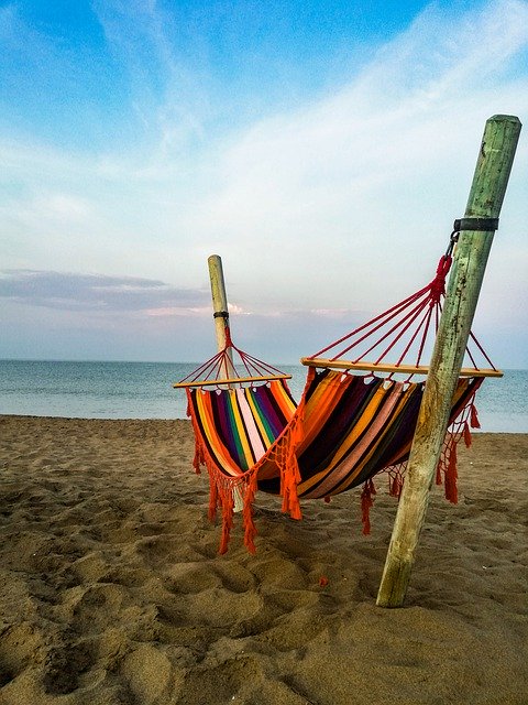 Téléchargement gratuit de Hamac Beach Sand - photo ou image gratuite à éditer avec l'éditeur d'images en ligne GIMP