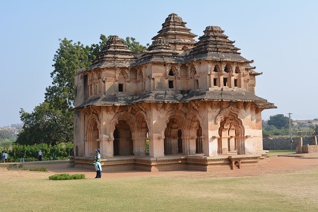 Baixe grátis Hampi Lotus Mahal - foto ou imagem gratuita para ser editada com o editor de imagens online GIMP