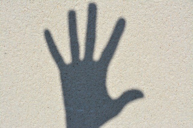 Free download Hand Shadow Stop -  free photo or picture to be edited with GIMP online image editor