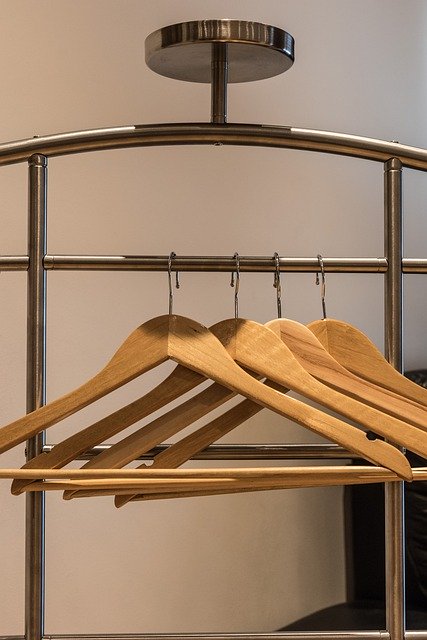 Free download Hangers Bedroom Interior -  free photo or picture to be edited with GIMP online image editor