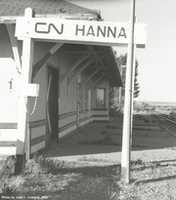Free download Hanna Railroad Station, Facing East free photo or picture to be edited with GIMP online image editor