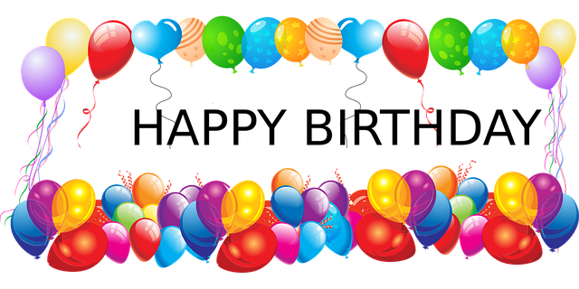Free download Happy Birthday Balloons Party - Free vector graphic on Pixabay free illustration to be edited with GIMP free online image editor