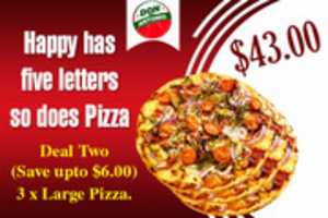 Free download Happy has five letters so does pizza! free photo or picture to be edited with GIMP online image editor