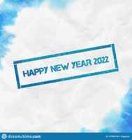 Free download Happy New Year 2022 rectangular stamp free photo or picture to be edited with GIMP online image editor