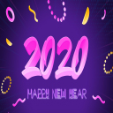 Happy New Year | Background Pink And Purple  screen for extension Chrome web store in OffiDocs Chromium