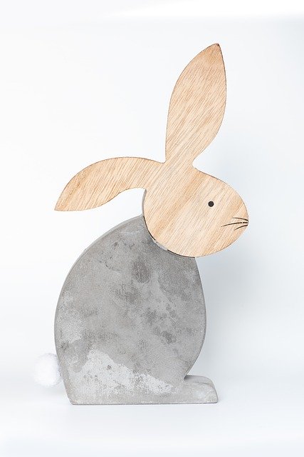 Free download Hare Deco Concrete -  free photo or picture to be edited with GIMP online image editor