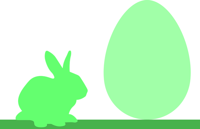 Free download Hare Egg Green -  free illustration to be edited with GIMP free online image editor