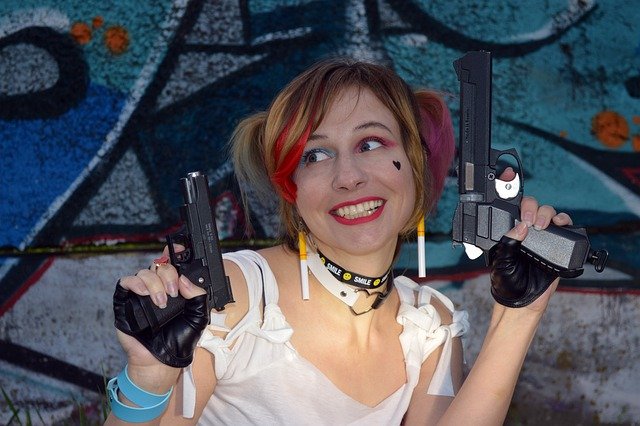 Free download harley quinn cosplay comics marvel free picture to be edited with GIMP free online image editor