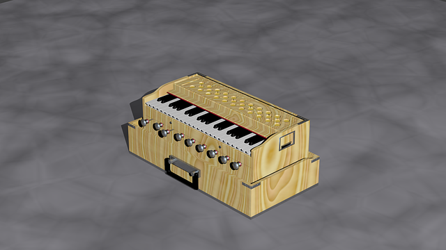 Free download Harmonium Music Musical Instrument -  free illustration to be edited with GIMP free online image editor