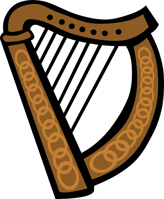 Free download Harp Irish Celtic - Free vector graphic on Pixabay free illustration to be edited with GIMP free online image editor