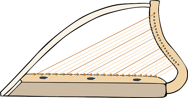 Free download Harp Music Equipment - Free vector graphic on Pixabay free illustration to be edited with GIMP free online image editor