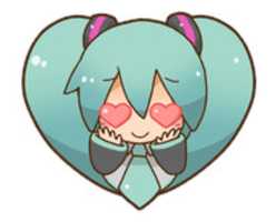 Free download Hatsune Miku: All Together Stickers free photo or picture to be edited with GIMP online image editor