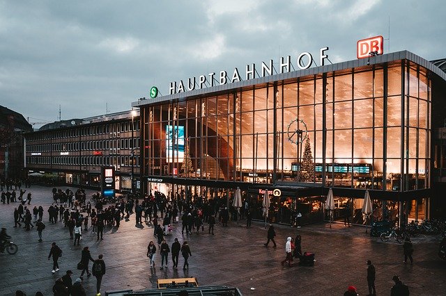 Free download Hauptbahnhof Station Urban -  free photo or picture to be edited with GIMP online image editor