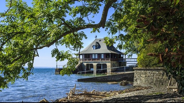 Free download haus am see lake constance free picture to be edited with GIMP free online image editor