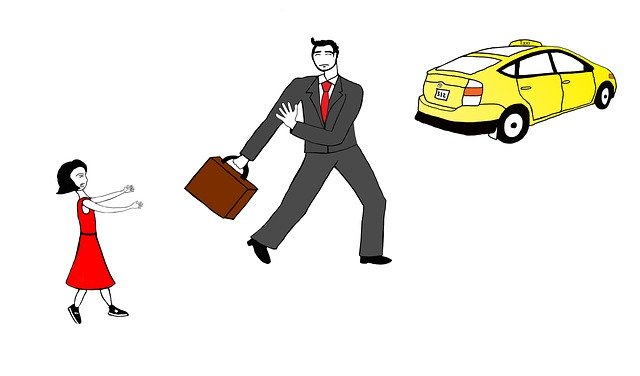 Free download Have To Go Taxi Goodbye -  free illustration to be edited with GIMP free online image editor