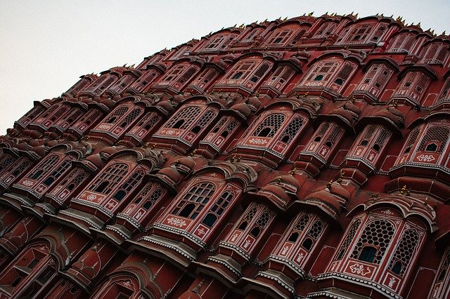 Descărcare gratuită Hawa Mahal Amer Fort India - fotografie sau imagini gratuite pentru a fi editate cu editorul de imagini online GIMP