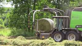 Free download Hay Agriculture Tractor Round -  free video to be edited with OpenShot online video editor