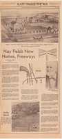 Free download Hay fields now homes, freeways (San Jose News, August 1, 1975) free photo or picture to be edited with GIMP online image editor