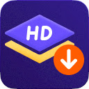 HD Image Downloader  Upscaler  screen for extension Chrome web store in OffiDocs Chromium