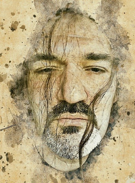 Free download Head Hair Portrait -  free illustration to be edited with GIMP free online image editor