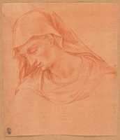 Free download Head of a Mourning Woman in Profile to the Left free photo or picture to be edited with GIMP online image editor