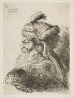 Free download Head of an old Man with a Turban facing Left free photo or picture to be edited with GIMP online image editor