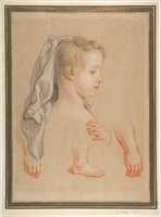 Free download Head of a Young Girl and Studies of Hands and of her Right Foot free photo or picture to be edited with GIMP online image editor