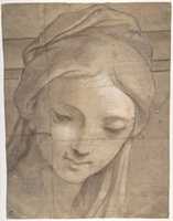 Free download Head of a Young Woman in Three-Quarter View Facing Left free photo or picture to be edited with GIMP online image editor