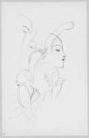 Free download Heads and Faces of Javanese Dancers (from Sketchbook of Javanese Dancers) free photo or picture to be edited with GIMP online image editor