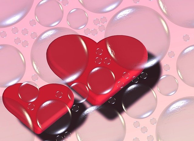Free download Heart Background Bubble -  free illustration to be edited with GIMP free online image editor