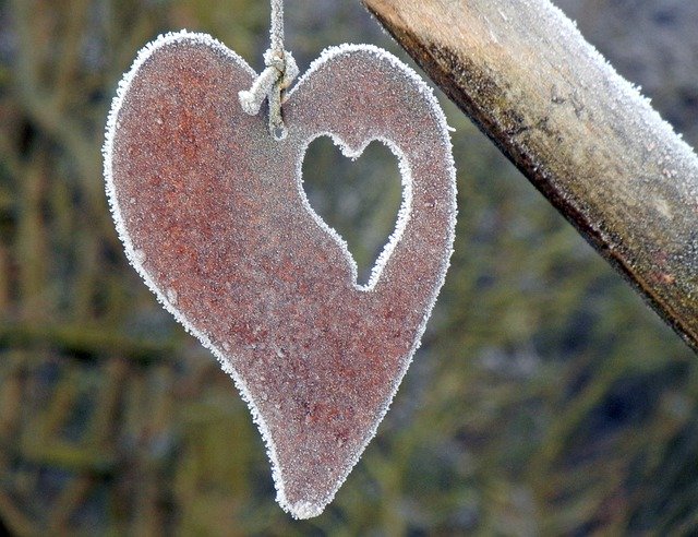 Безкоштовно завантажте Heart Deco Hoarfrost - безкоштовне фото або зображення для редагування за допомогою онлайн-редактора зображень GIMP