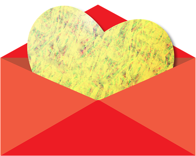 Free download Heart Envelope Valentine -  free illustration to be edited with GIMP free online image editor
